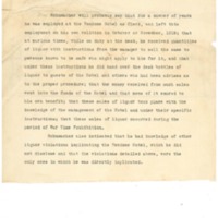 Undated Sale of Liquor at Vendome Hotel Probable Testimony of William Schumacher.jpg